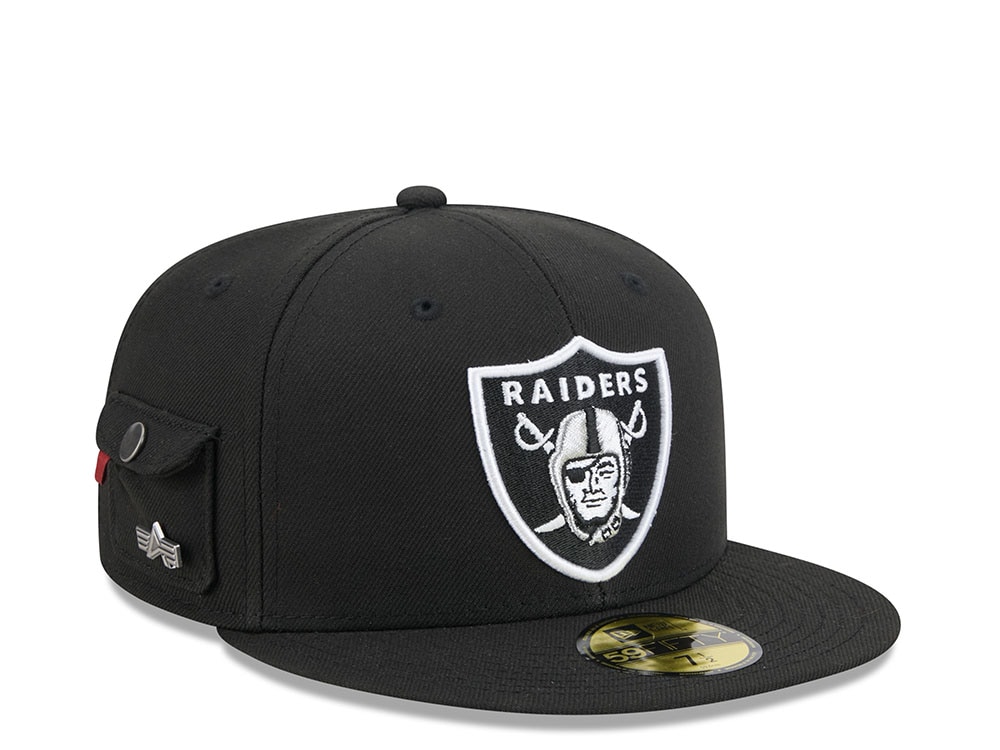 New Era Alpha Industries Las Vegas Raiders Navy Prime Edition 59Fifty Fitted Hat