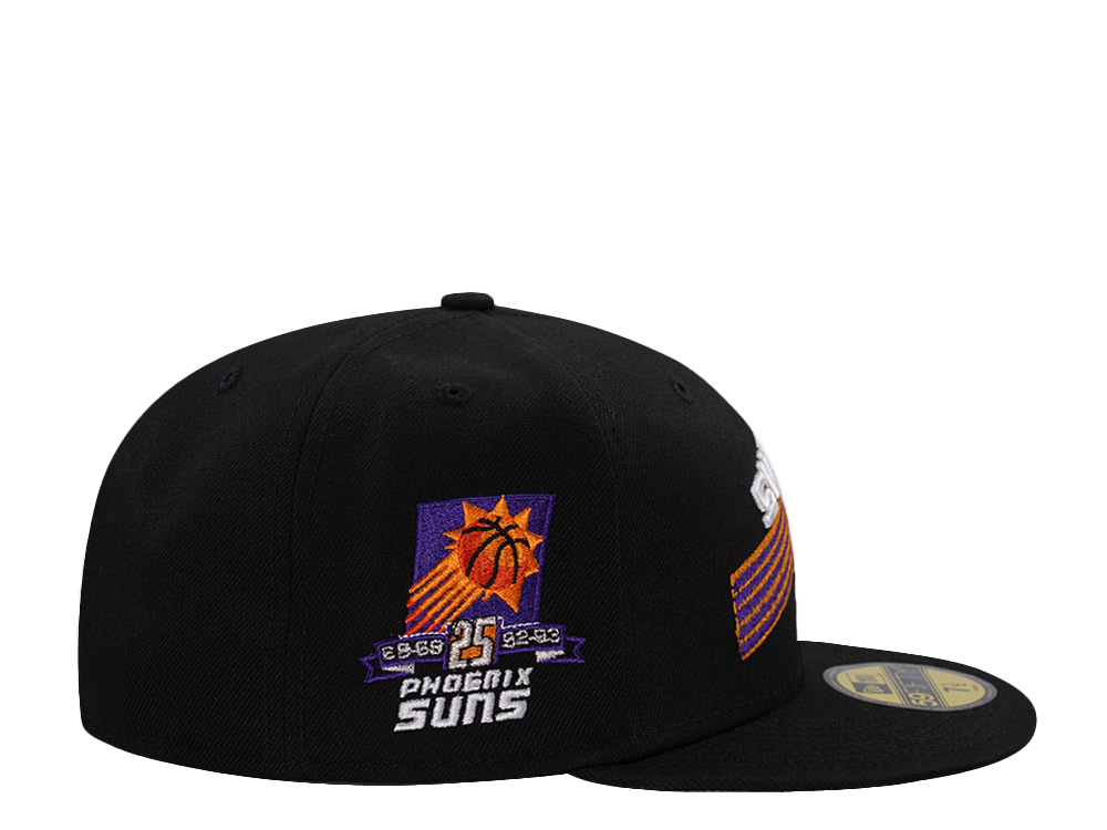New Era Phoenix Suns 25th Anniversary Black Prime Edition 59Fifty Fitted Hat