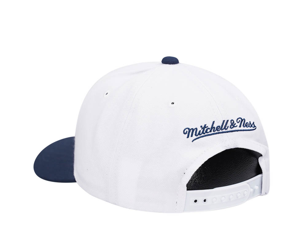 Mitchell & Ness Brooklyn Nets Team Two Tone 2.0 Pro White Snapback Hat