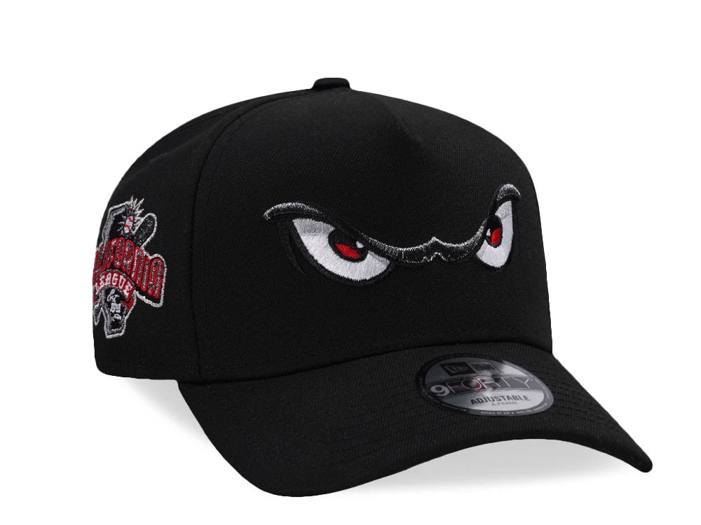 New Era Lake Elsinore Storm California League Black Prime Edition 9Forty A Frame Snapback Hat