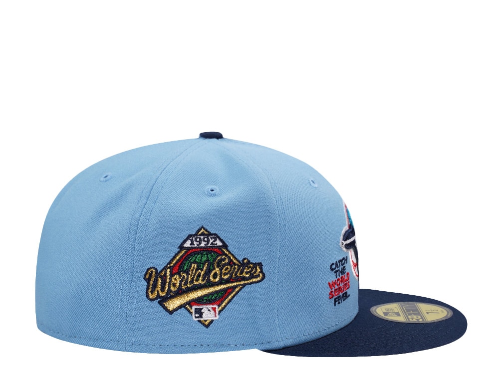 New Era Toronto Blue Jays World Series 1992 Sky Blue Two Tone Edition 59Fifty Fitted Hat
