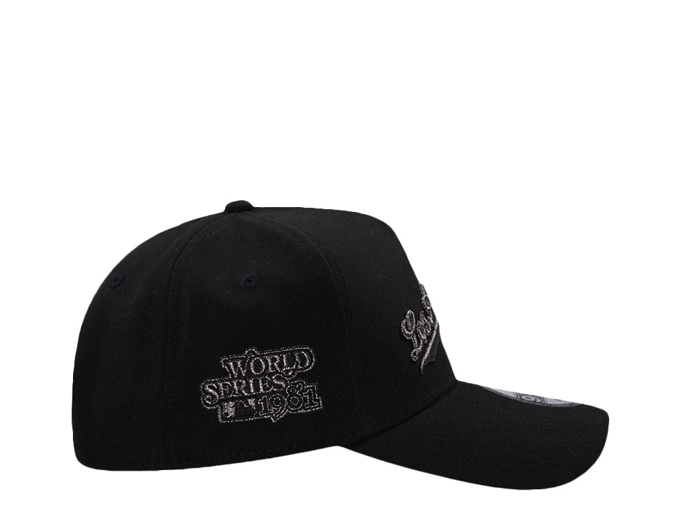 New Era Los Angeles Dodgers World Series 1981 Edition Black 9Forty A Frame Snapback Hat