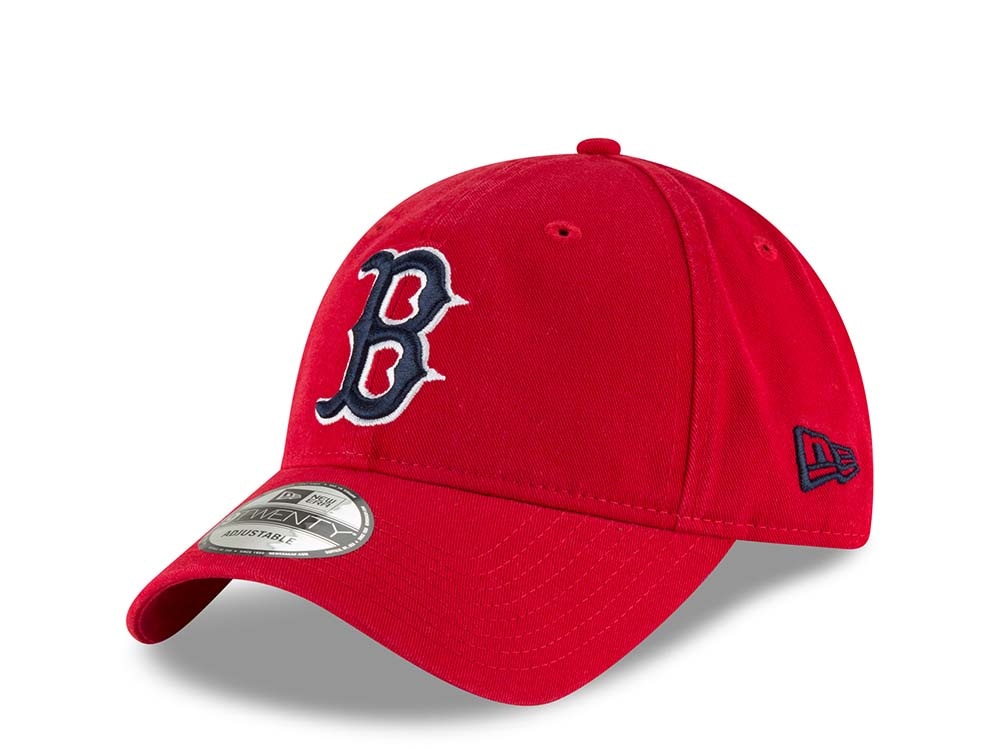 New Era Boston Red Sox Scarlet Red Core Classic 9Twenty Strapback Hat
