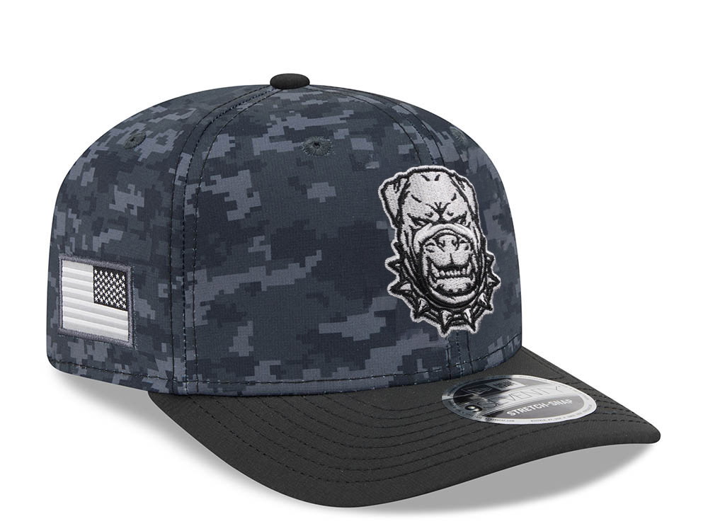 New Era Cleveland Browns NFL Salute to Service 2026 Digi Camo Black 9Seventy Stretch Snapback Hat