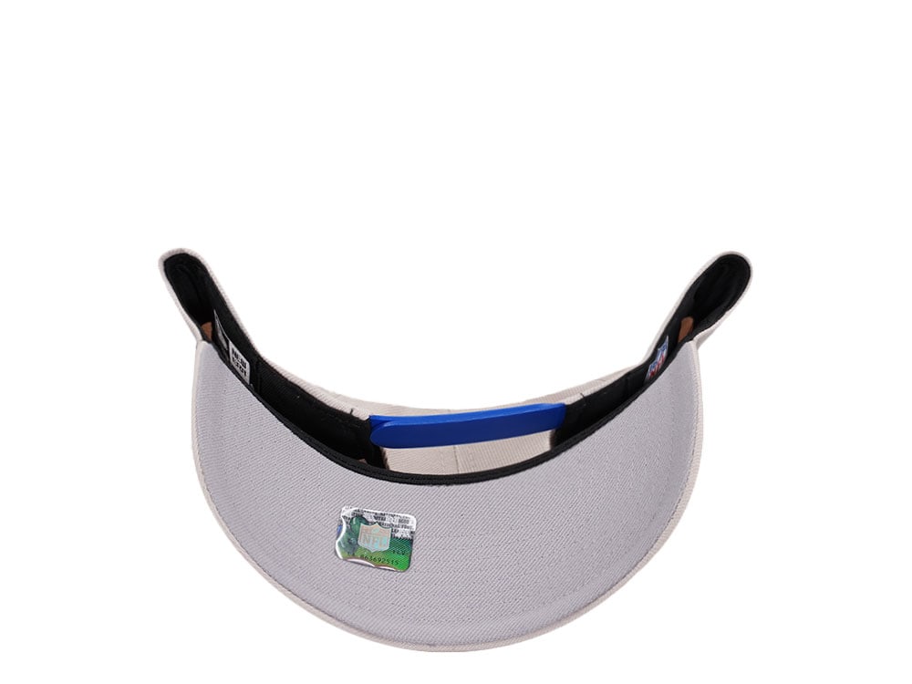 New Era Los Angeles Rams Script Stone White Edition 9Forty A Frame Snapback Hat