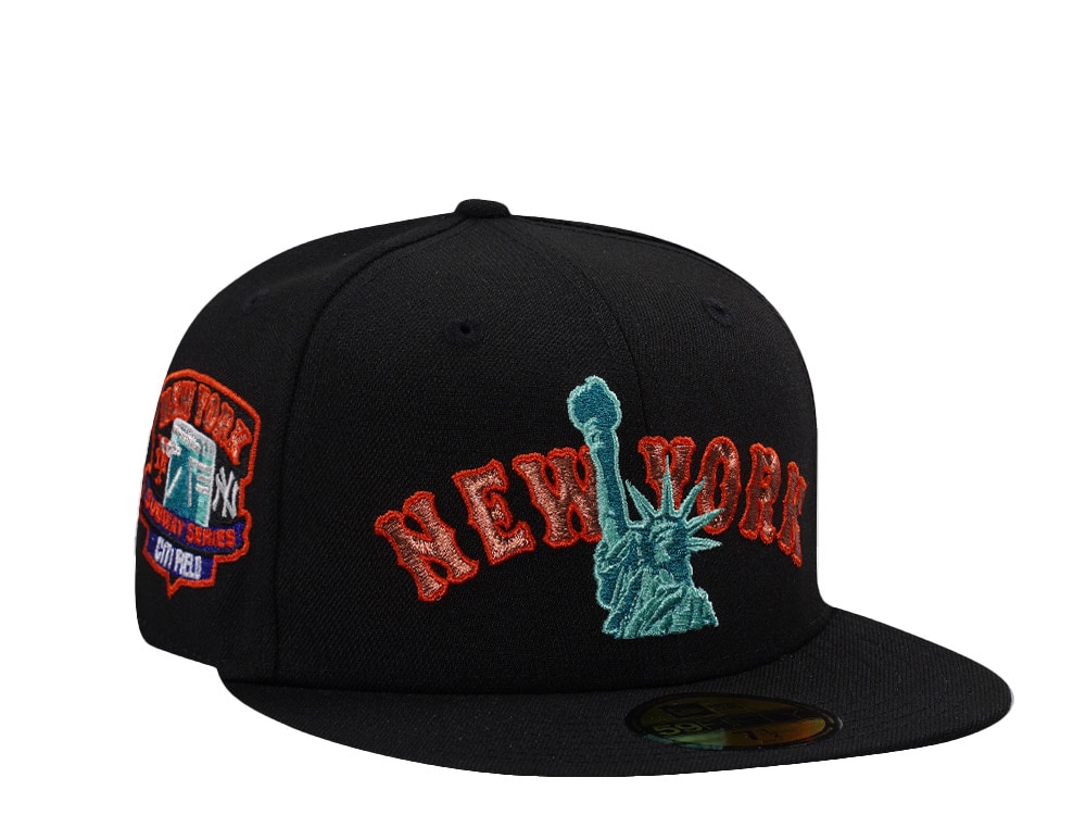 New Era New York Mets Subway Series Statue Black Prime Edition 59Fifty Fitted Hat