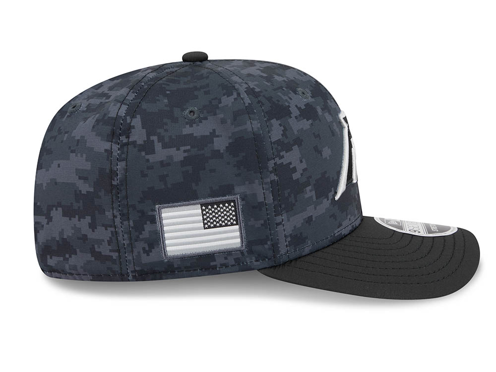 New Era Carolina Panthers NFL Salute to Service 2026 Digi Camo Black 9Seventy Stretch Snapback Hat