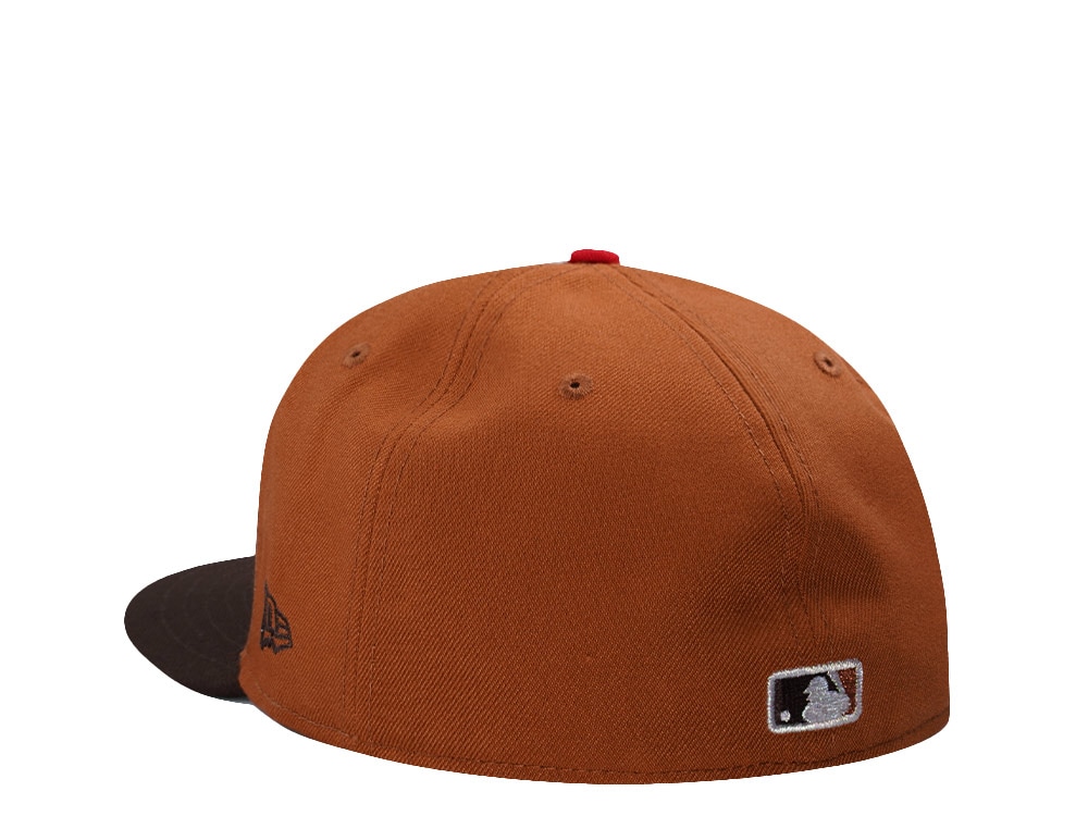 New Era Los Angeles Dodgers World Series 2025 Brown Two Tone Edition 59Fifty Fitted Hat