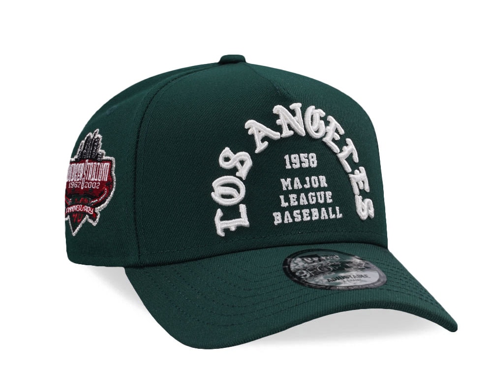 New Era Los Angeles Dodgers Stadium Anniversary Green Prime Edition 9Forty A Frame Snapback Hat