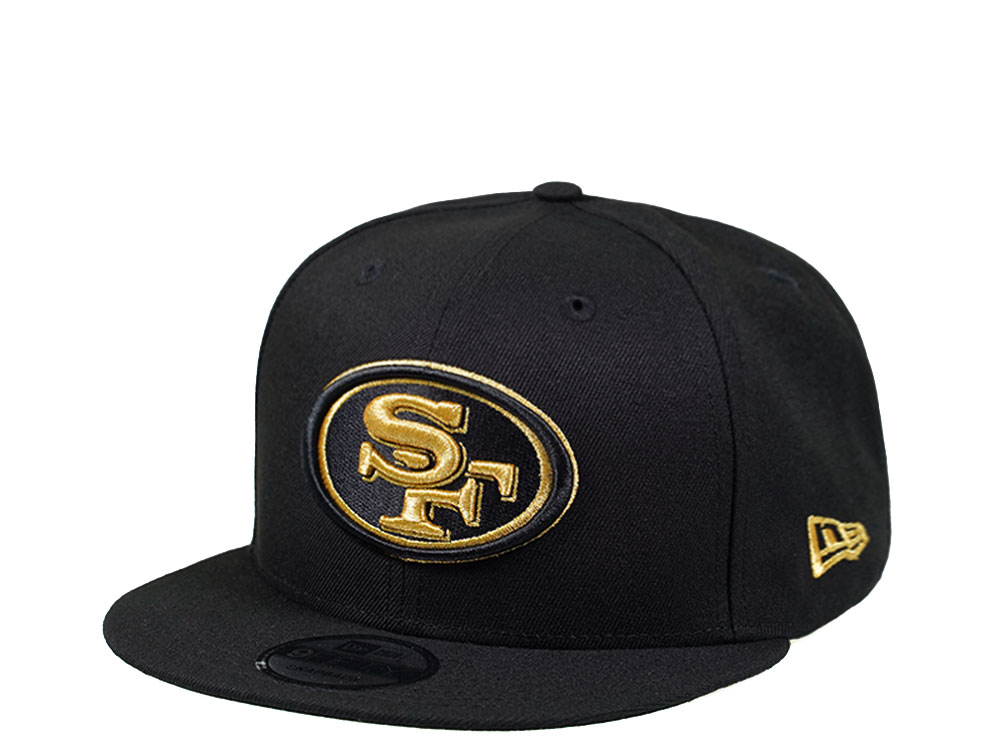 New Era San Francisco 49ers Black and Gold Edition 9Fifty Snapback Hat