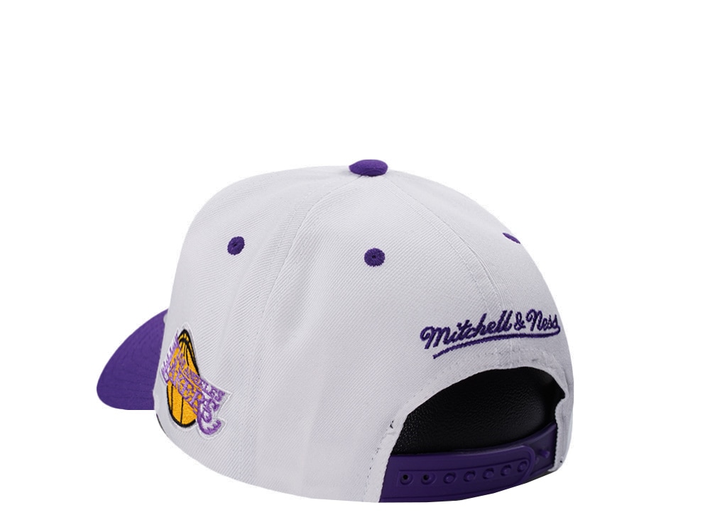 Mitchell & Ness Los Angeles Lakers NBA Playoffs 1996 Chrome Two Tone Editon Pro Crown Fit Snapback Hat