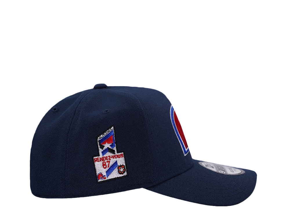 New Era Quebec Nordiques All Star Game 1987 Ocean Blue Prime Edition 9Forty A Frame Snapback Hat