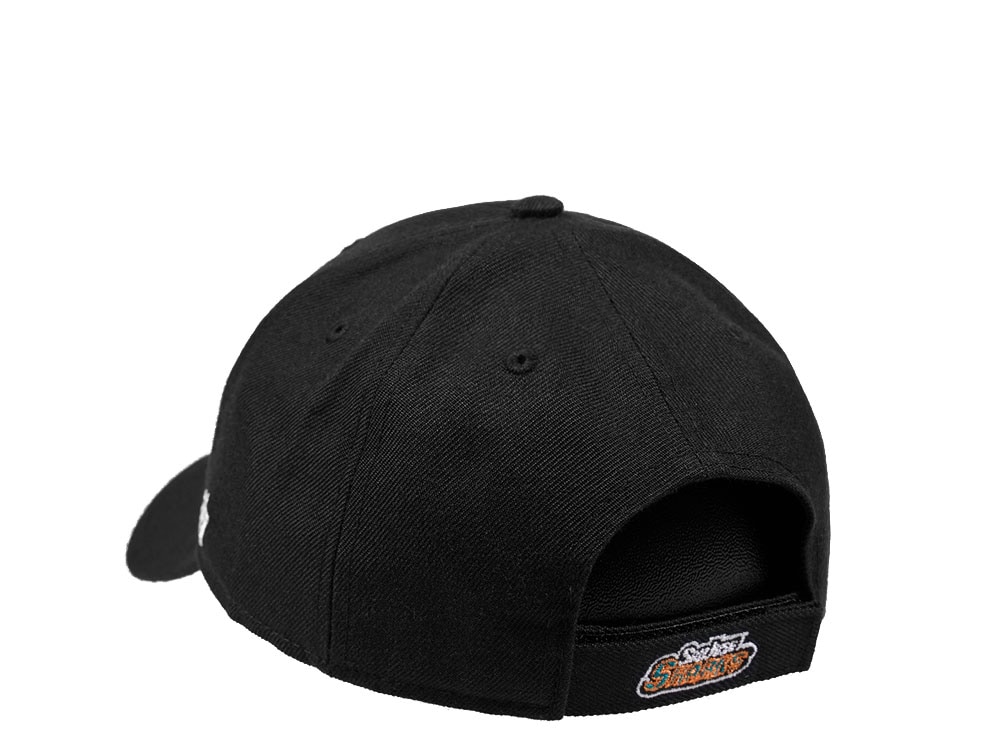 47Brand San Jose Sharks Secondary Logo Black Strapback Hat