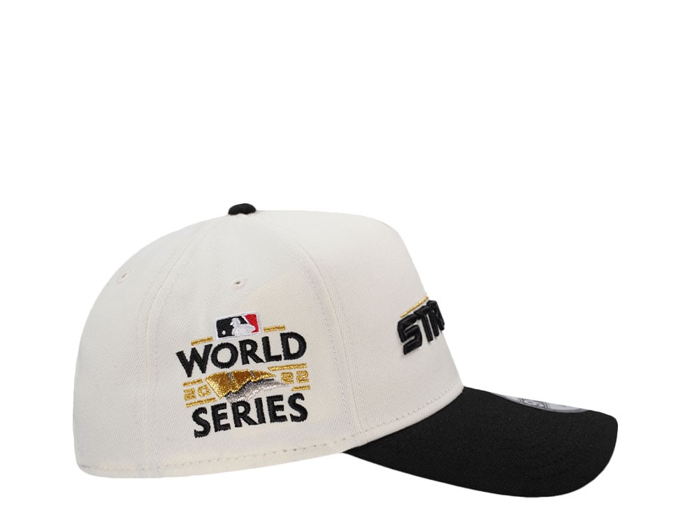 New Era Houston Astros World Series 2022 Chrome Two Tone Edition 9Forty A Frame Snapback Hat