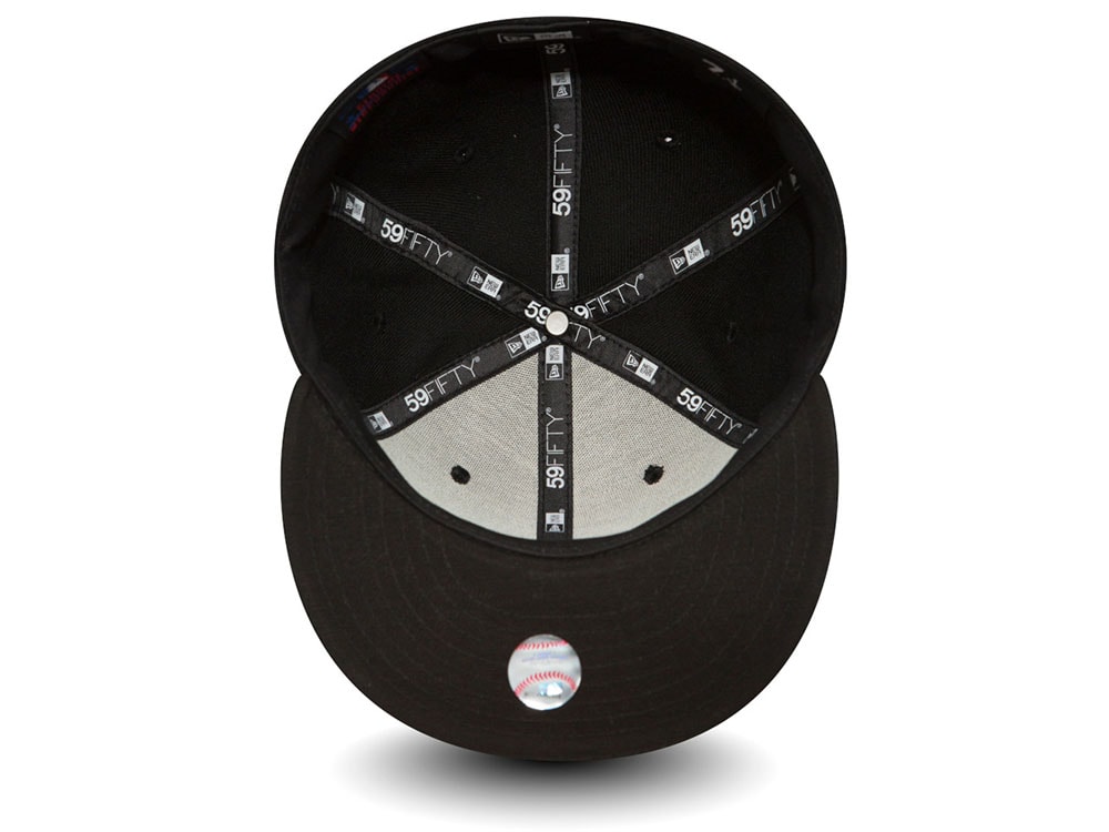 New Era Los Angeles Dodgers Plain Black Prime Edition 59Fifty Fitted Hat