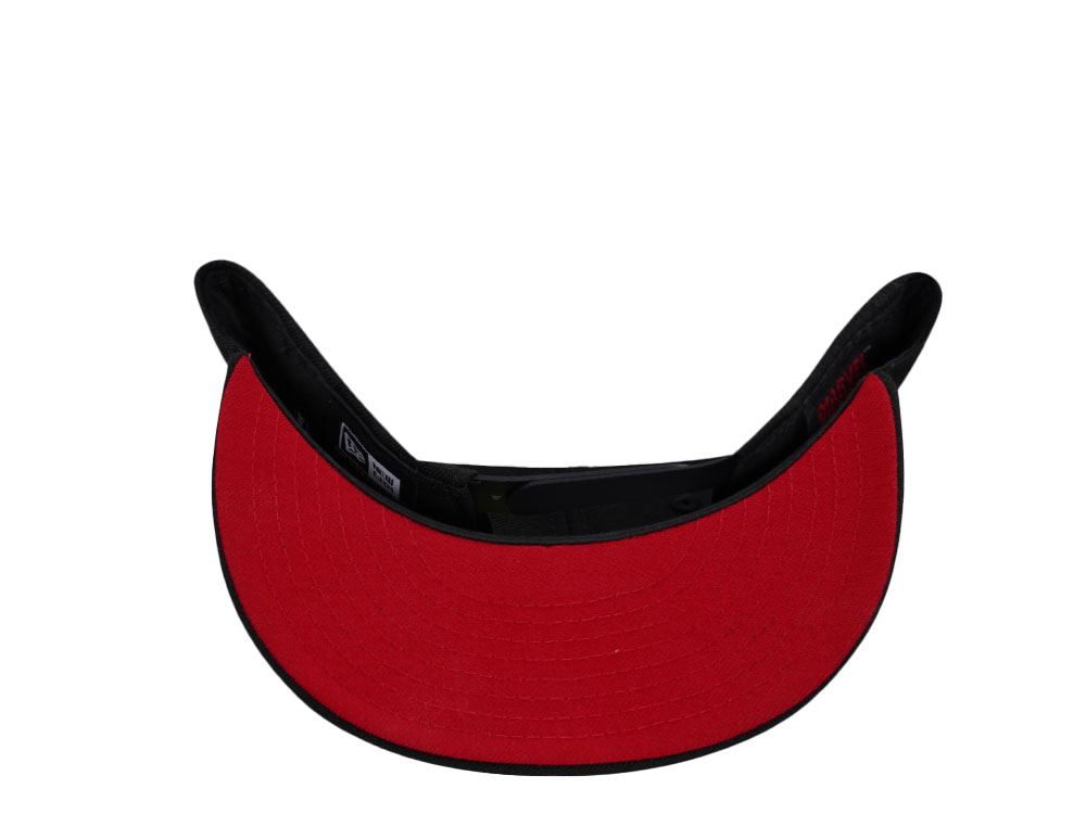 New Era Hydra Black and Red Edition 9Fifty Snapback Hat
