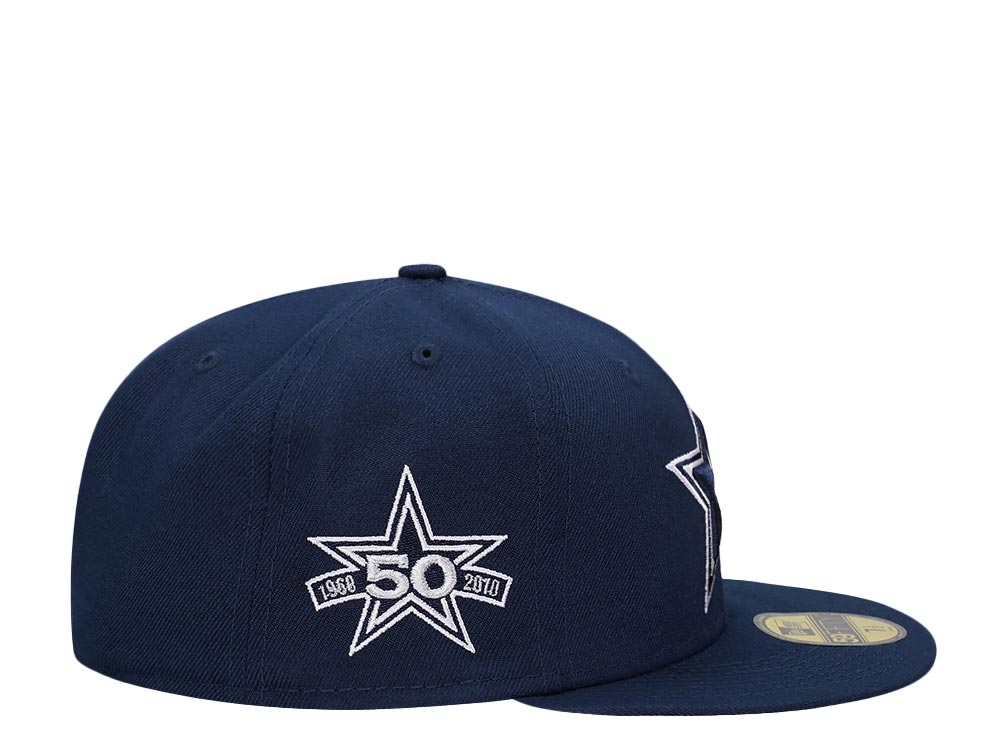 New Era Dallas Cowboys 50th Anniversary Navy Classic Edition 59Fifty Fitted Hat