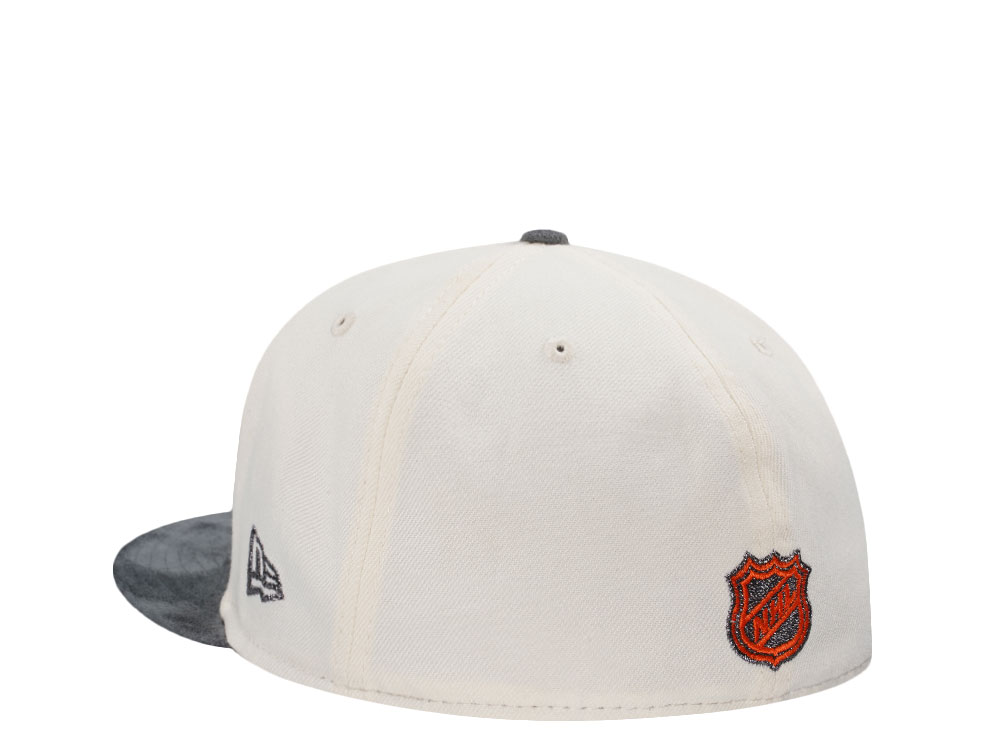 New Era Anaheim Ducks 10th Anniversary Chrome Two Tone Edition 59Fifty Fitted Hat