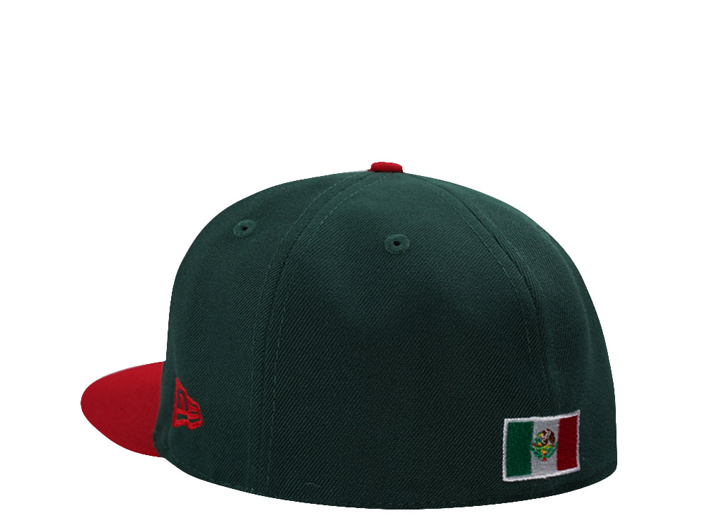 New Era Mexico Dark Green Two Tone Edition 59Fifty Fitted Hat