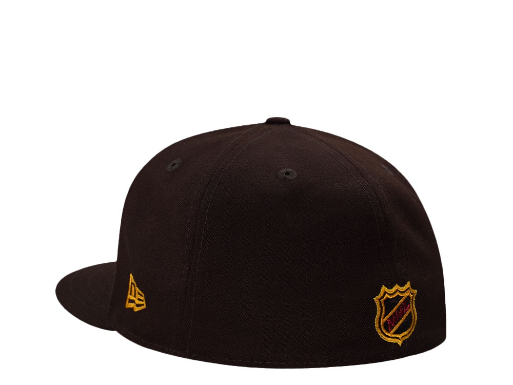 New Era Boston Bruins Stadium Series 2026 Burnt Wood Prime Edition 59Fifty Fitted Hat