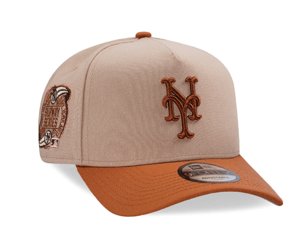 New Era New York Mets World Series 2000 Pumpkin Spice Edition 9Forty A Frame Snapback Hat
