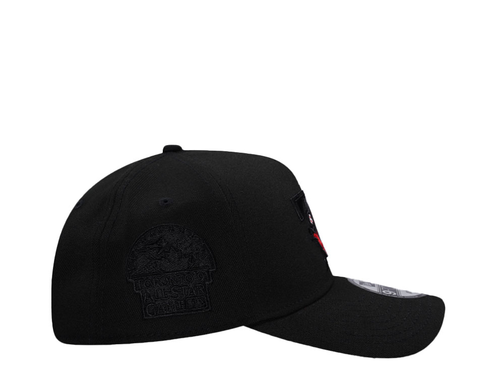 New Era Toronto Blue Jays All Star 1991 Black Out Red Edition 9Forty A Frame Snapback Hat