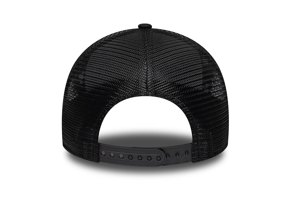 New Era Liverpool Fc Iridescent Logo Black Prime Edition 9Forty A Frame Trucker Snapback Hat