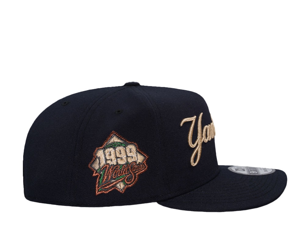 New Era New York Yankees World Series 1999 Gold Copper A Frame 9Fifty Snapback Hat