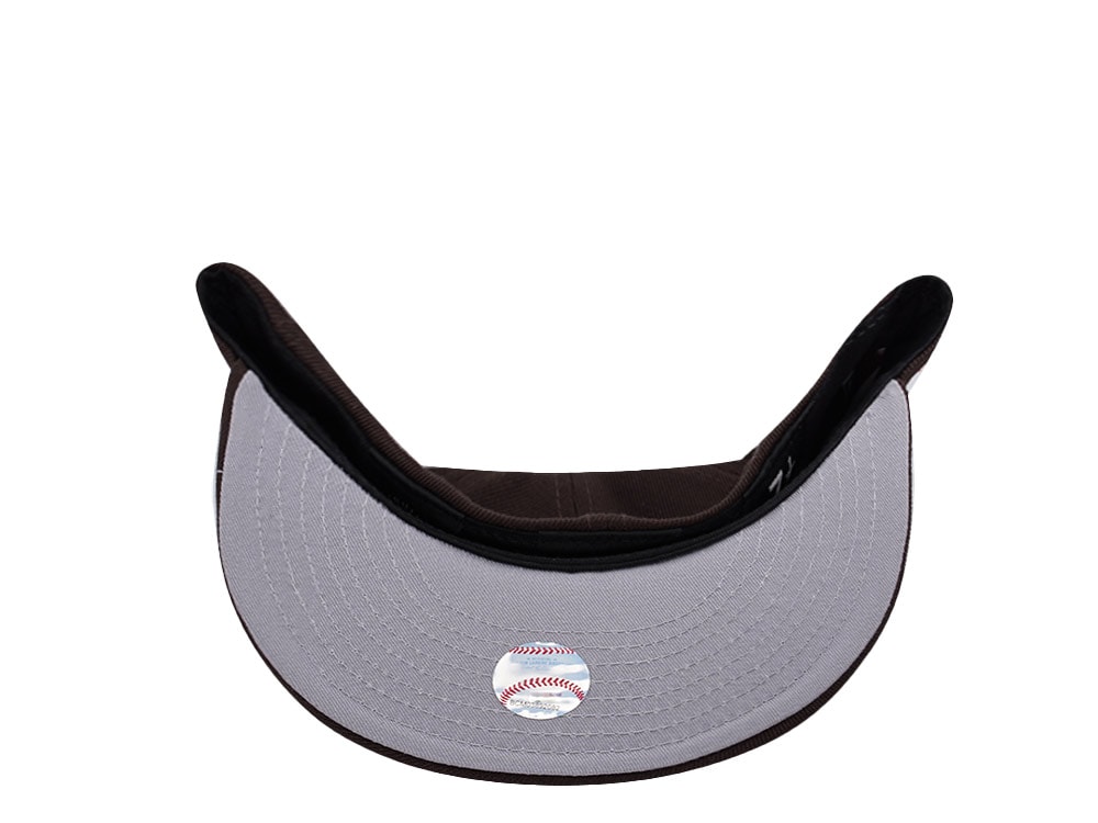 New Era Los Angeles Dodgers Back to Back Champions Burnt Wood Prime Edition 59Fifty Fitted Hat