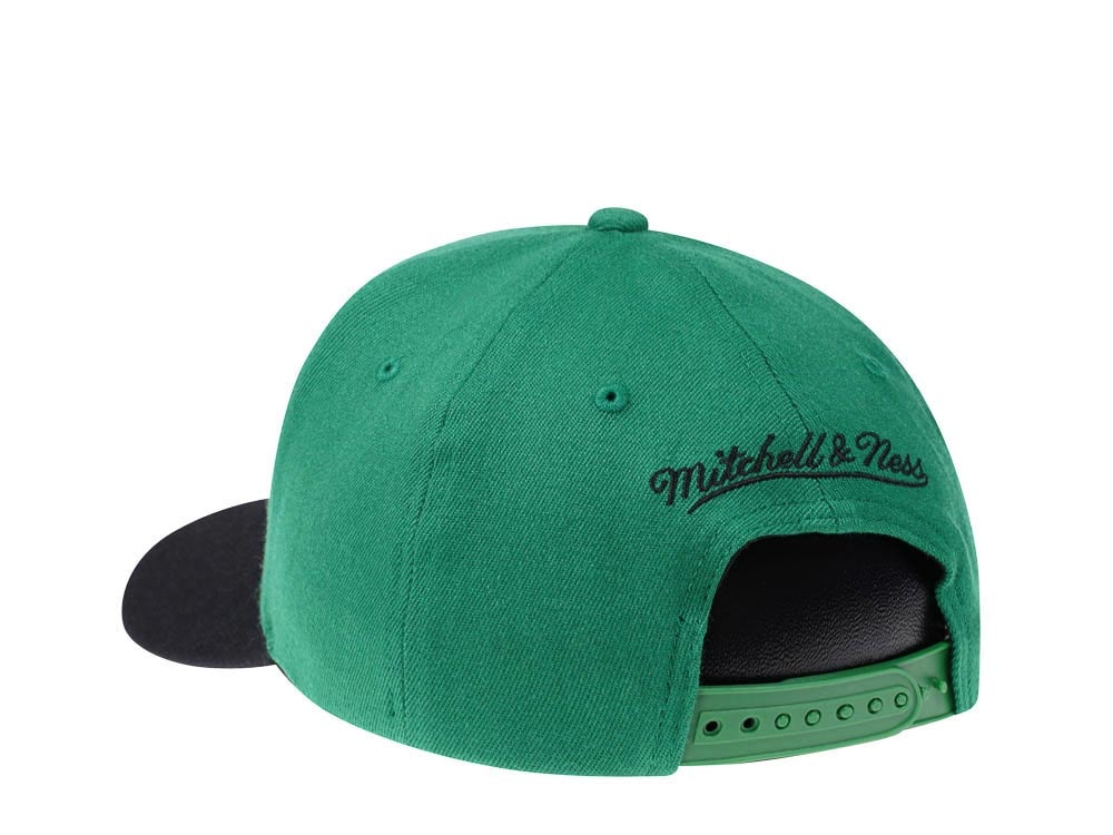 Mitchell & Ness Boston Celtics Two Tone Red Line Solid Flex Snapback Hat