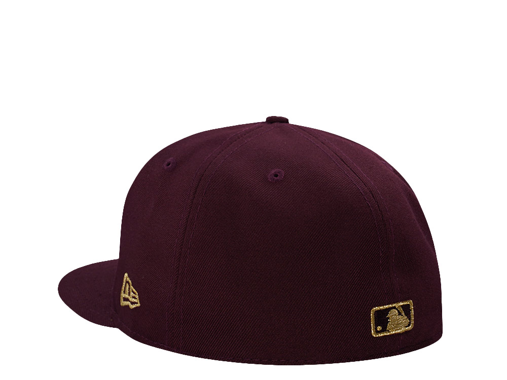 New Era Detroit Tigers 125th Anniverary Maroon Prime Edition 59Fifty Fitted Hat