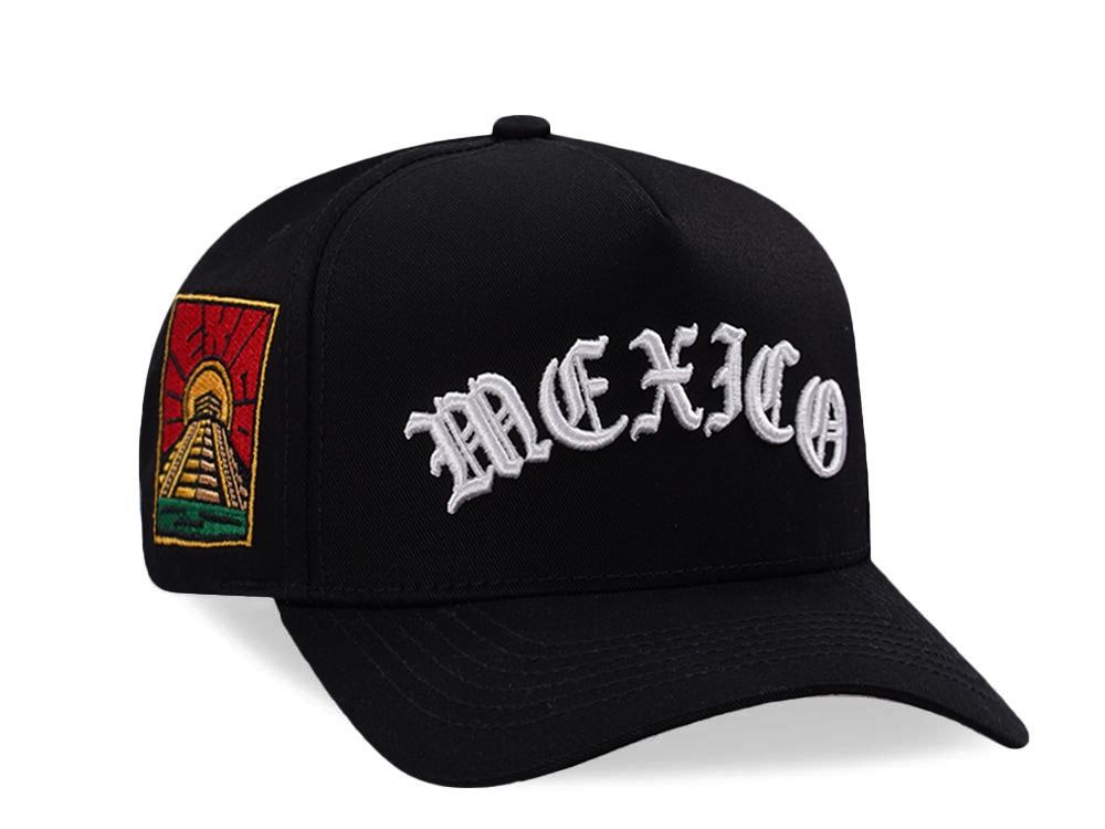 Parallel Union Mexico Script Temple Black Prime Edition Snapback Hat