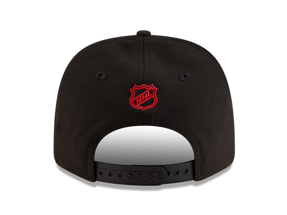 New Era Chicago Blackhawks Black NHL Team 9Seventy Stretch Snapback Hat