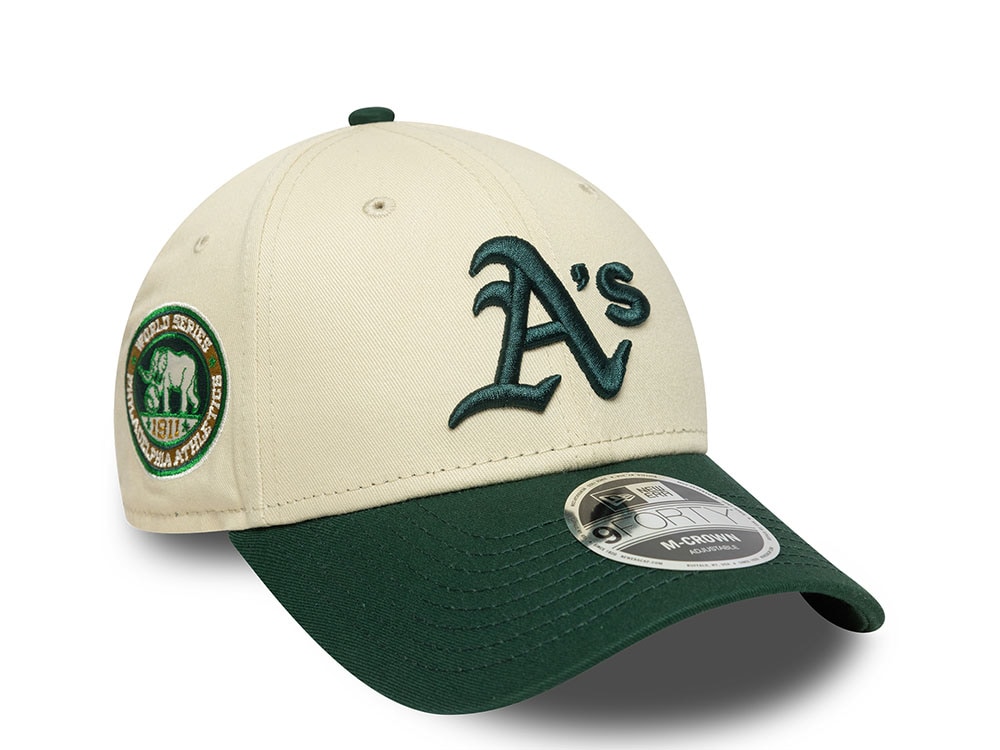 New Era Oakland Athletics 1911 World Series Two Tone Edition 9Forty M Crown Snapback Hat