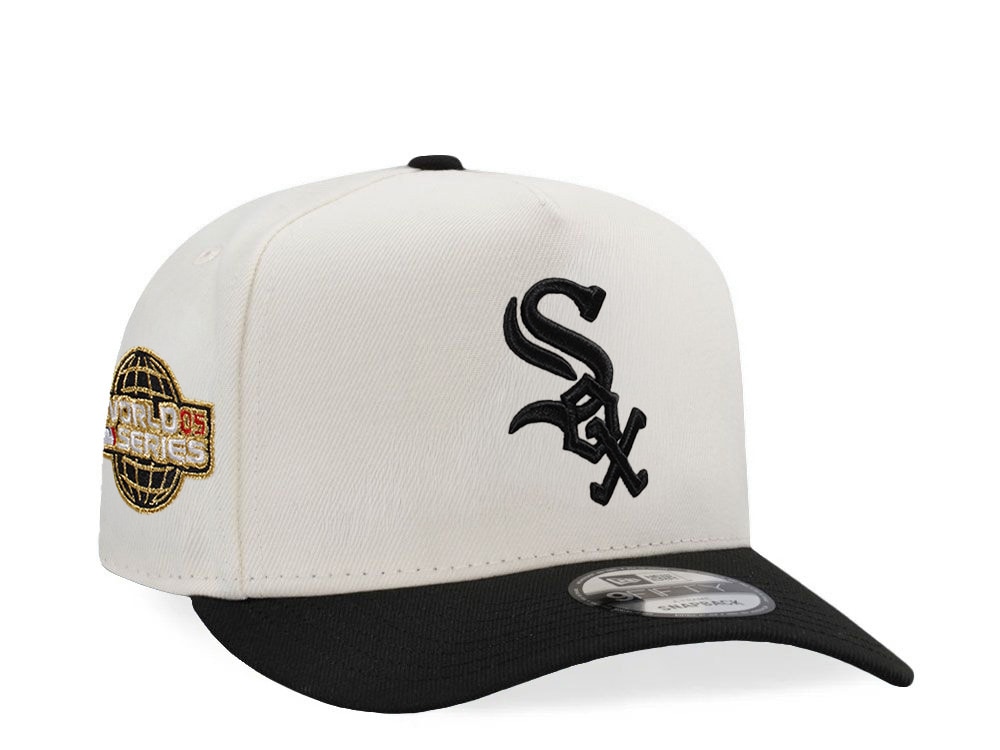 New Era Chicago White Sox World Series 2005 Chrome Two Tone Edition 9Fifty A Frame Snapback Hat