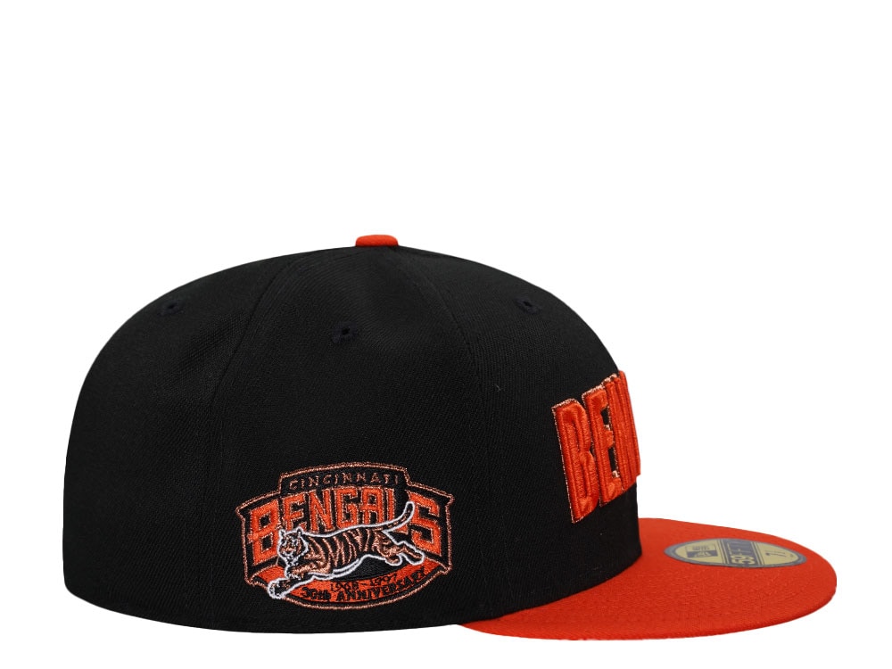 New Era Cincinnati Bengals 30th Anniversary Prime Two Tone Edition 59Fifty Fitted Hat