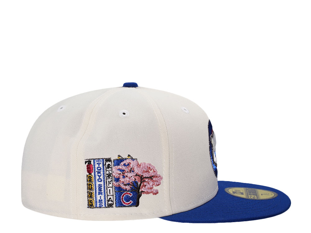 New Era Chicago Cubs Tokio Series 2025 Chrome Two Tone Edition 59Fifty Fitted Hat