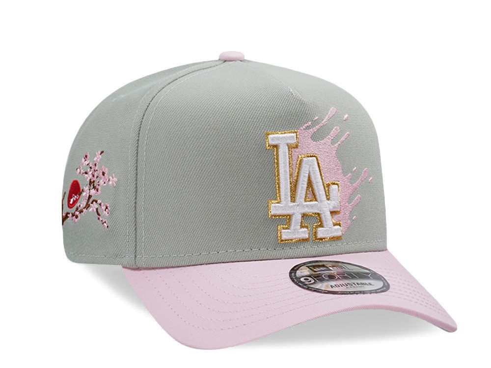 New Era Los Angeles Dodgers Evergreen Pink Two Tone Edition 9Forty A Frame Snapback Hat