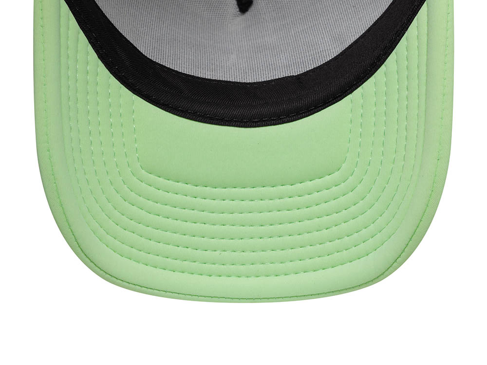 New Era Oval Foam Patch Mint 9Forty A Frame Trucker Snapback Hat