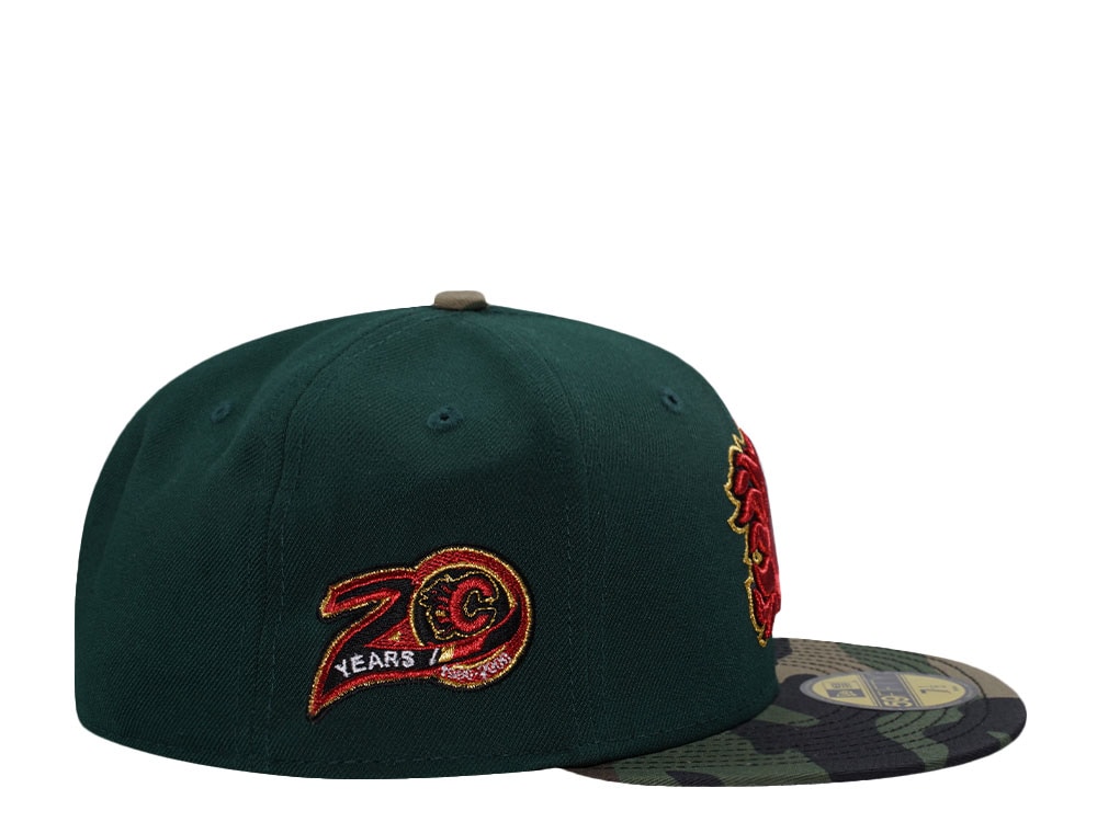 New Era Calgary Flames 20th Anniversary Forest Camo Prime Edition 59Fifty Fitted Hat
