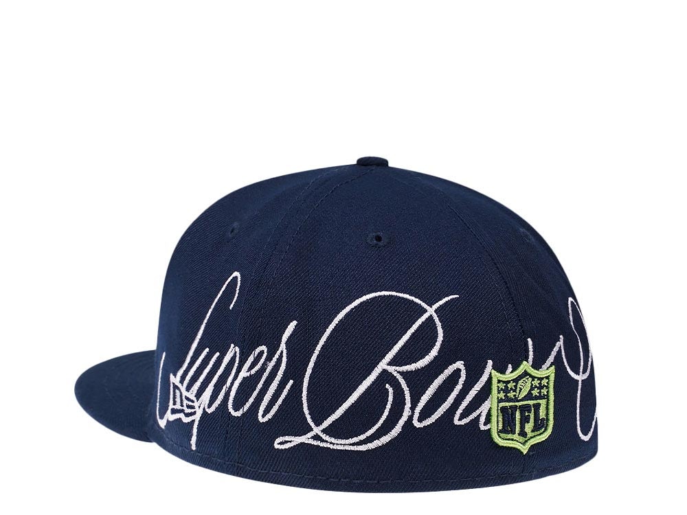 New Era Seattle Seahawks Historicchamps Navy 59Fifty Fitted Hat