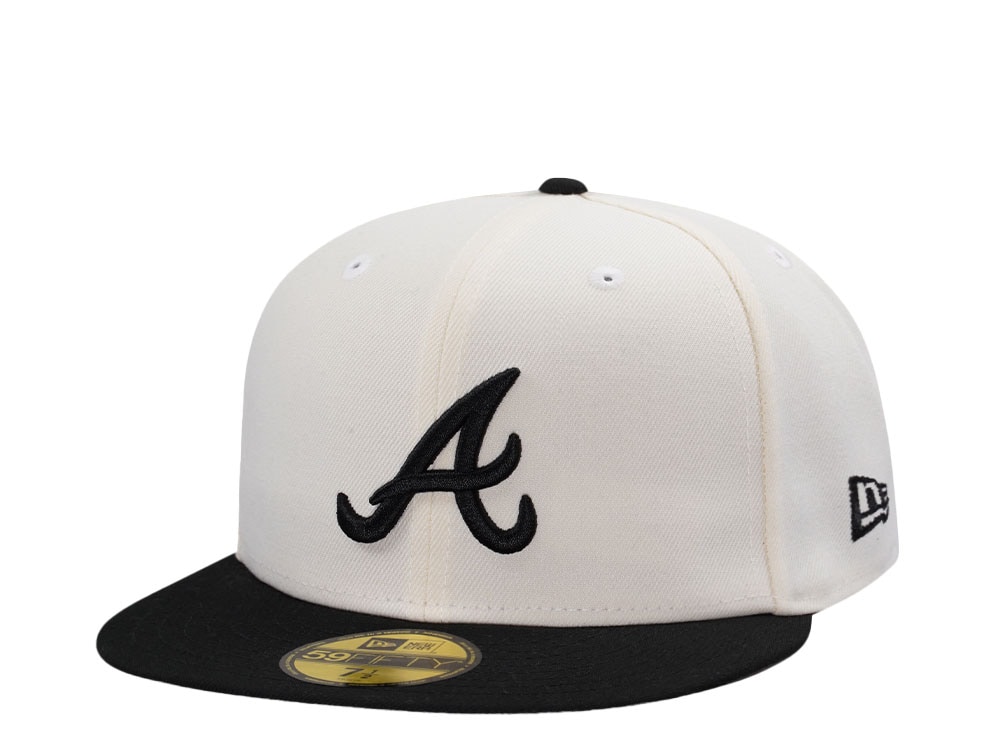 New Era Atlanta Braves Chrome Classic Two Tone Edition 59Fifty Fitted Hat