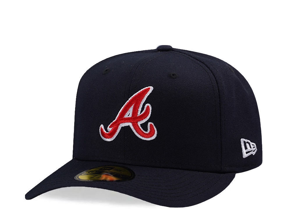 New Era Atlanta Braves Navy Prime Edition 59Fifty Pre Curved Fitted Hat