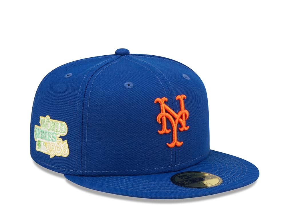 New Era New York Mets Citruspop Patch World Series 1988 59fifty Fitted Hat