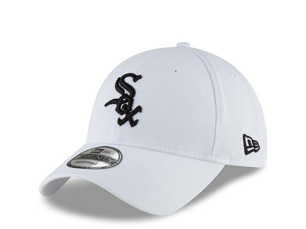New Era Chicago White Sox White Core Classic 9Twenty Strapback Hat