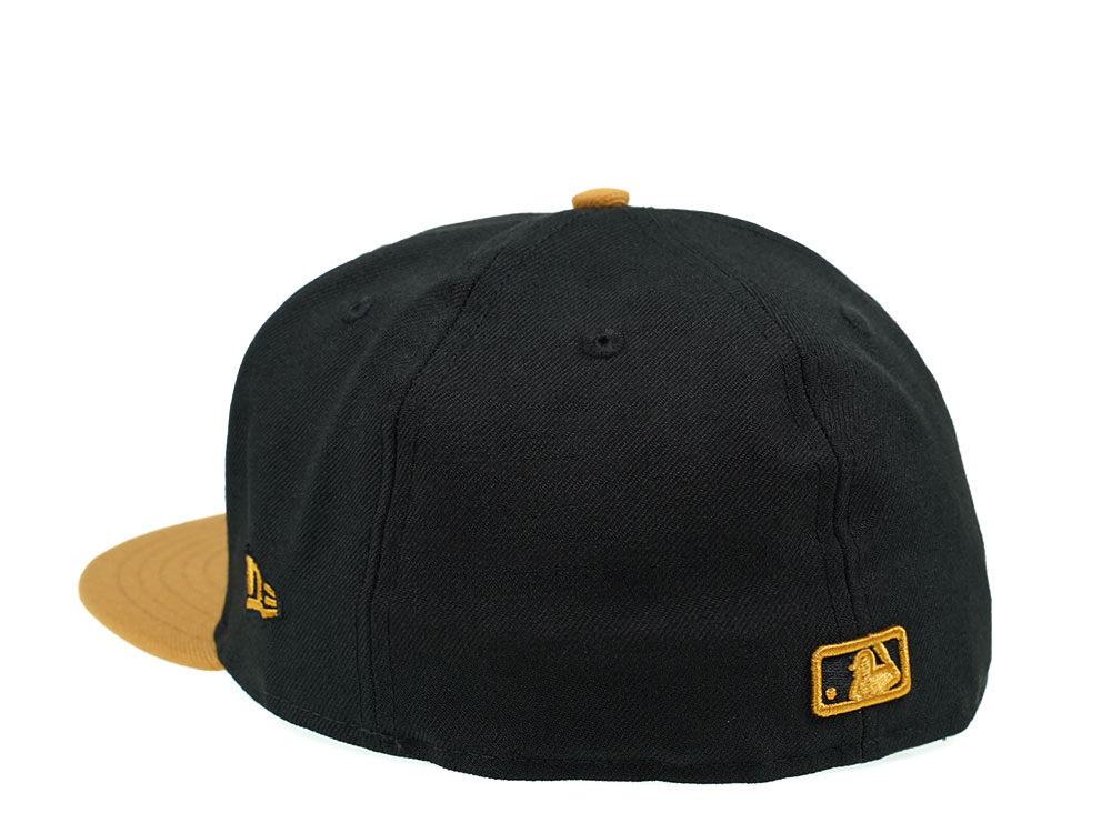 New Era Boston Red Sox Black Panama Tan Edition 59Fifty Fitted Hat