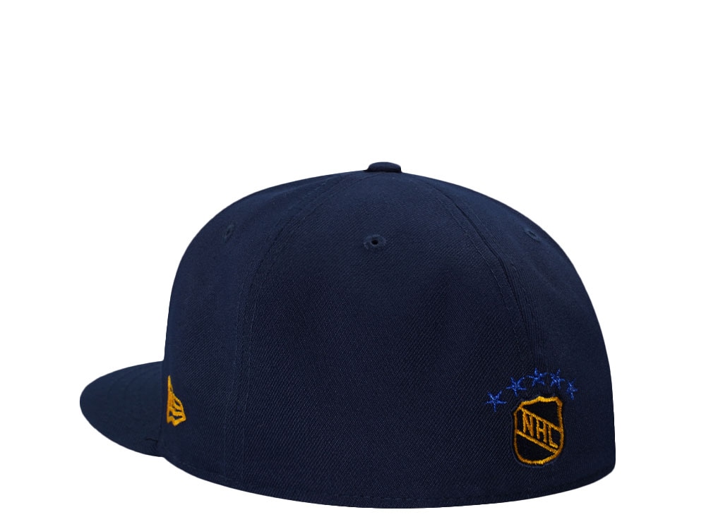 New Era St. Louis Blues Script Metallic Prime Edition 59Fifty Fitted Hat