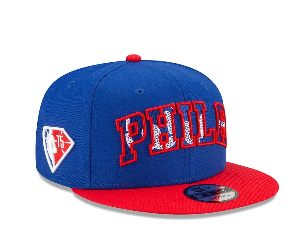 New Era Philadelphia 76ers NBA Draft 21 9Fifty Snapback Hat