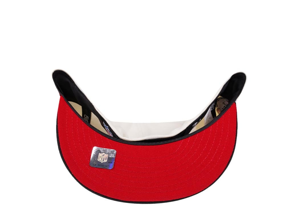 New Era Tampa Bay Buccaneers 30th Anniversary Cream Dome Edition 59Fifty Fitted Hat