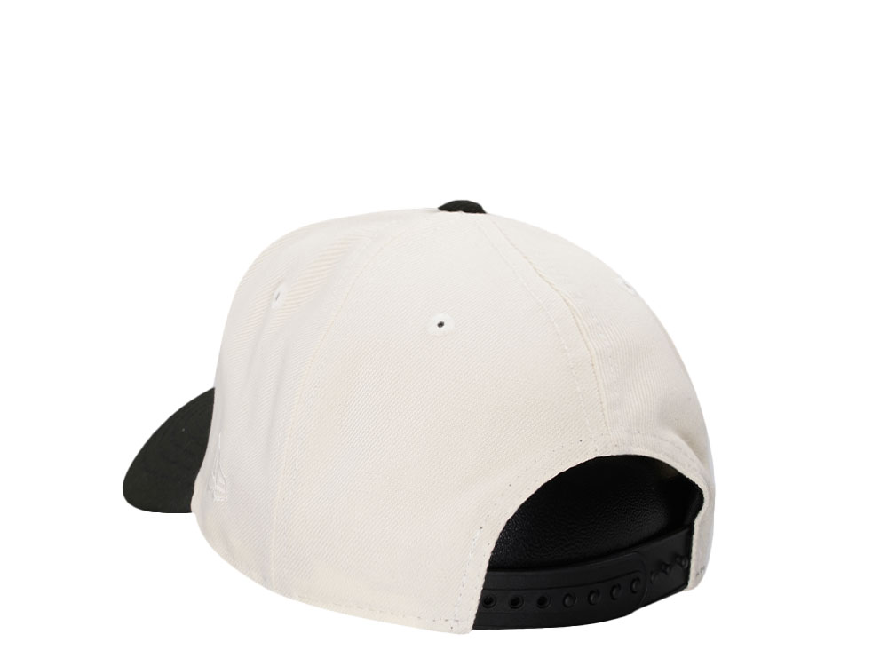New Era Las Vegas Raiders 50th Anniversary Chrome Two Tone 9Fifty A Frame Snapback Hat